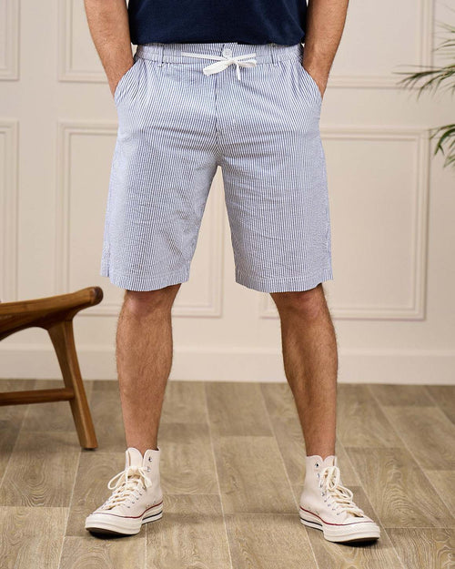 Bermuda seersucker - MISE AU GREEN - 1