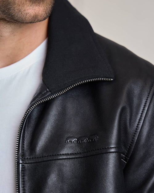 Blouson cuir Haston - MISE AU GREEN - 2