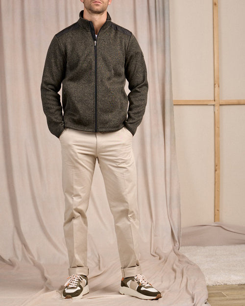 Blouson Polaire détail épaule - MISE AU GREEN - 3