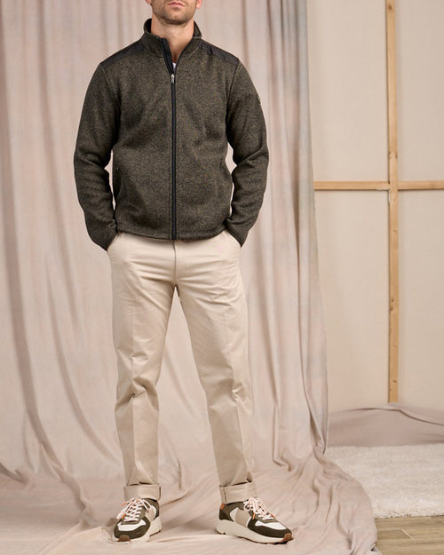 Blouson Polaire détail épaule - MISE AU GREEN - 4