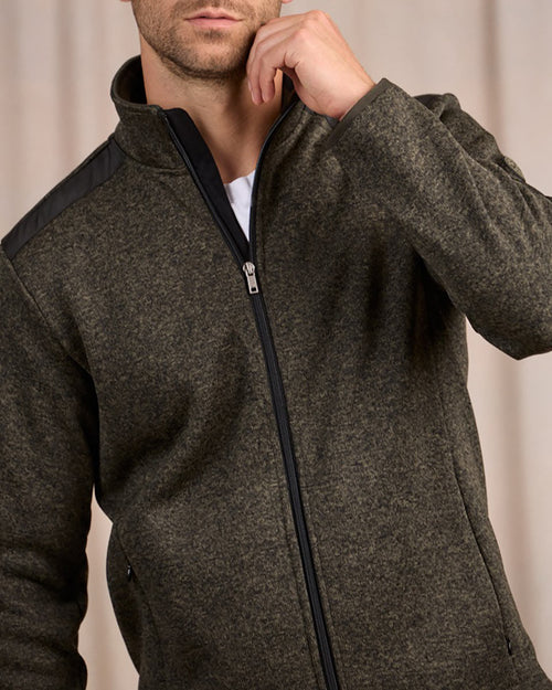 Blouson Polaire détail épaule - MISE AU GREEN - 2