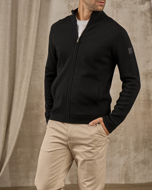 Cardigan zippé col montant - MISE AU GREEN - 5