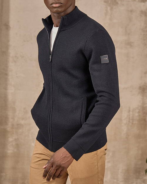 Cardigan zippé col montant - MISE AU GREEN - 2