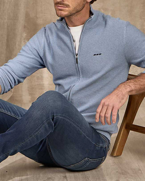 Cardigan zippé - MISE AU GREEN - 4