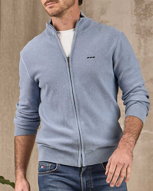 Cardigan zippé - MISE AU GREEN - 5