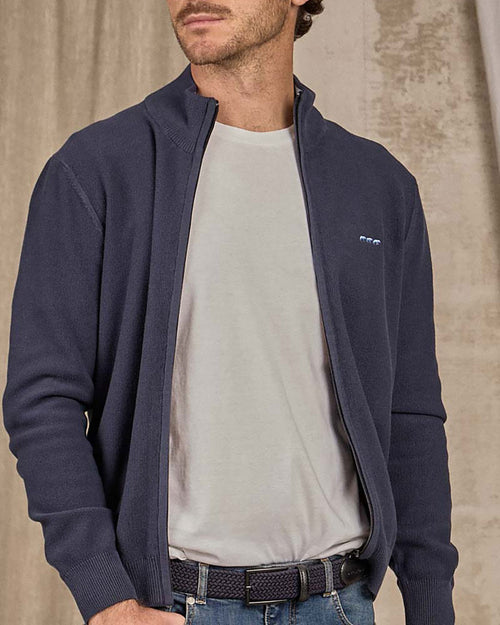 Cardigan zippé - MISE AU GREEN - 4