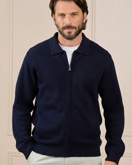 Cardigan zippé Gustave - MISE AU GREEN - 1