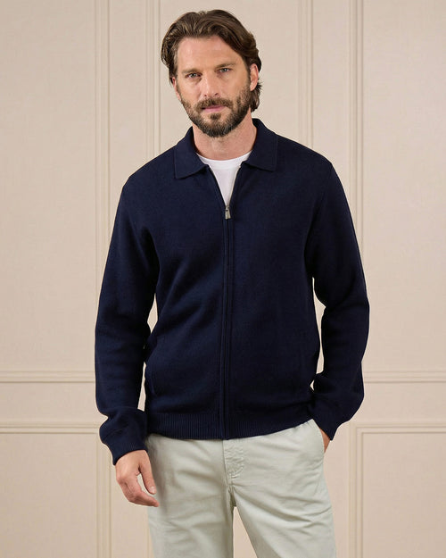 Cardigan zippé Gustave - MISE AU GREEN - 5