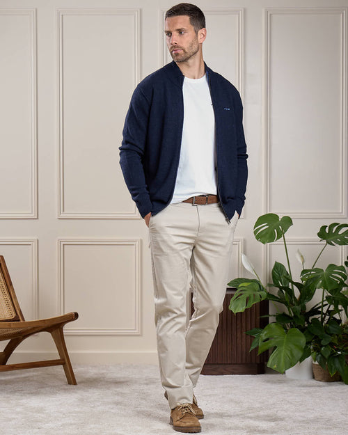 Cardigan zippé Hauron - MISE AU GREEN - 3