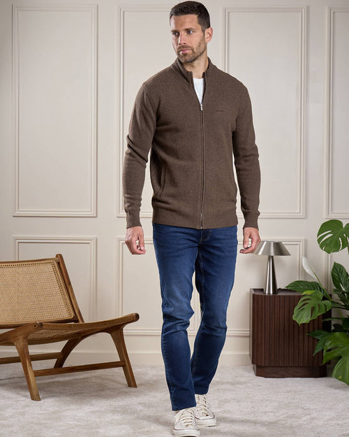 Cardigan zippé Hauron - MISE AU GREEN - 1
