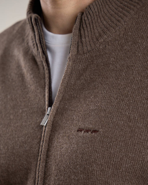Cardigan zippé Hauron - MISE AU GREEN - 5