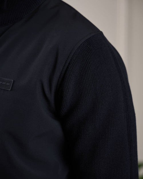 Cardigan bi-matière Hector - MISE AU GREEN - 6