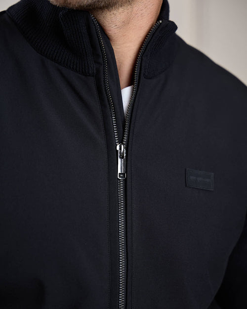 Cardigan bi-matière Hector - MISE AU GREEN - 7