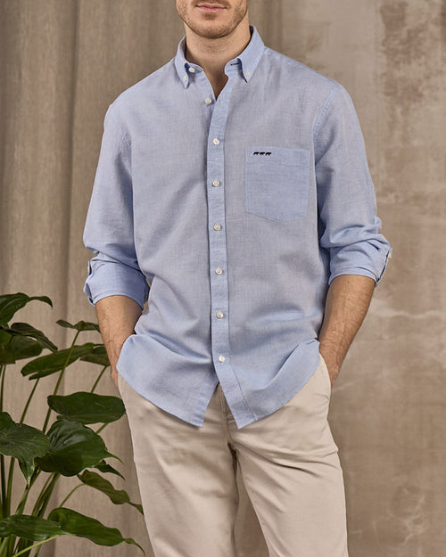 Chemise lin et coton - MISE AU GREEN - 5