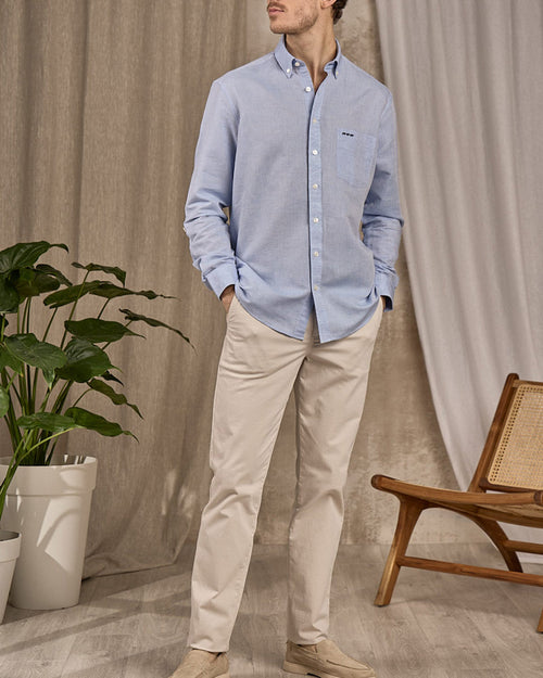 Chemise lin et coton - MISE AU GREEN - 6