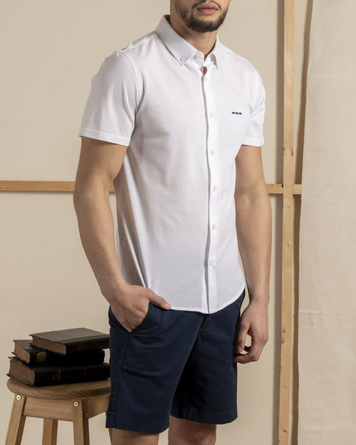 Chemise piquée Vanda - MISE AU GREEN - 1
