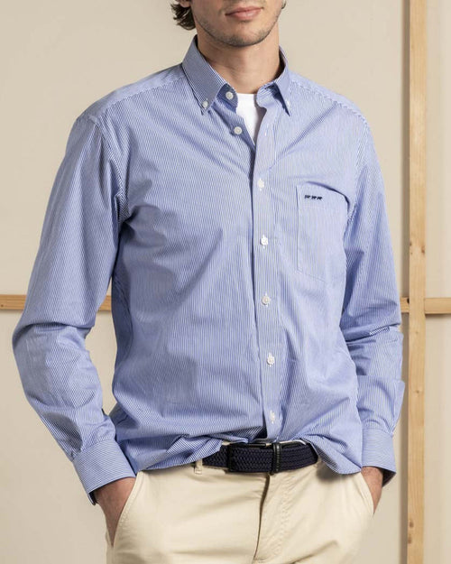 Chemise à fines rayures - MISE AU GREEN - 2