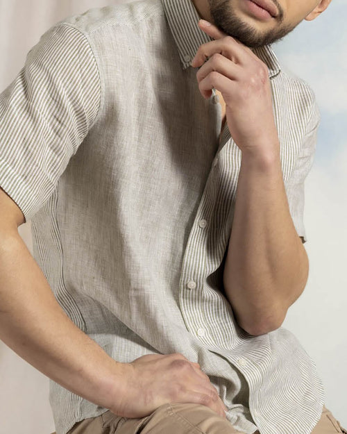 Chemise en lin - MISE AU GREEN - 7