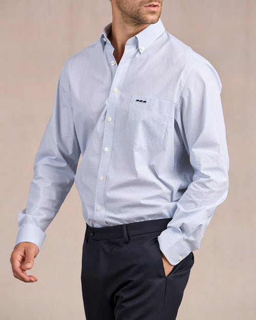 Chemise à micro motifs - MISE AU GREEN - 1