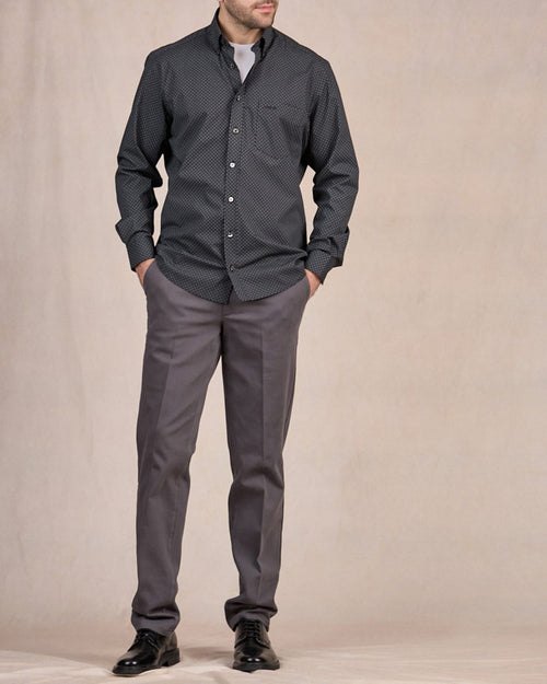 Chemise à micro motifs - MISE AU GREEN - 4