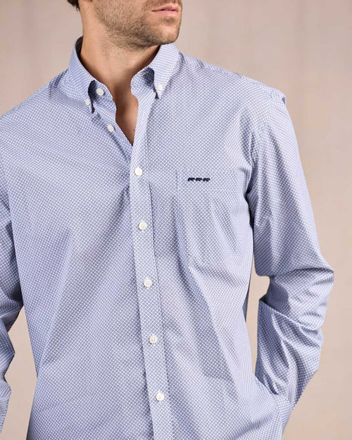 Chemise à motifs graphiques - MISE AU GREEN - 1