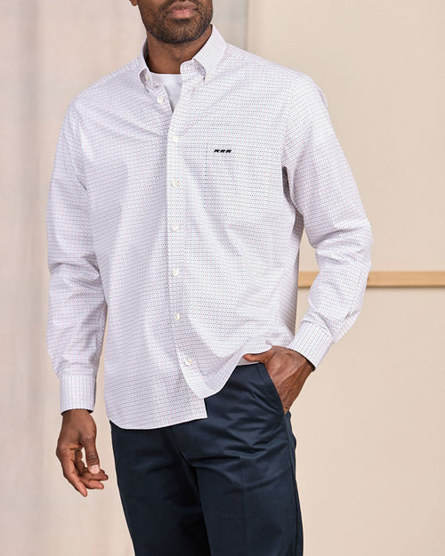 Chemise à micro motifs - MISE AU GREEN - 1