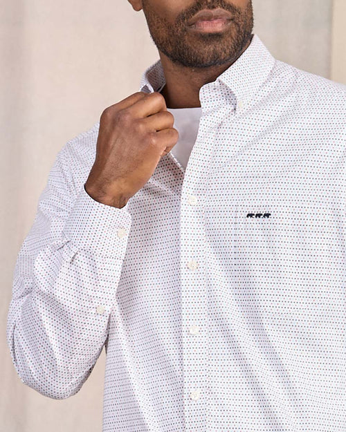 Chemise à micro motifs - MISE AU GREEN - 5