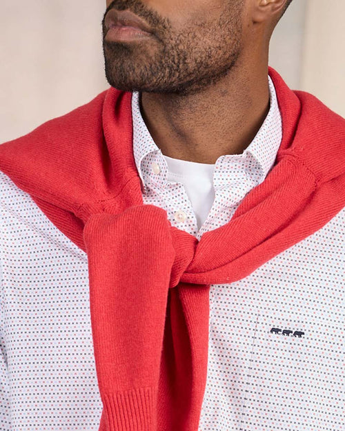 Chemise à micro motifs - MISE AU GREEN - 7