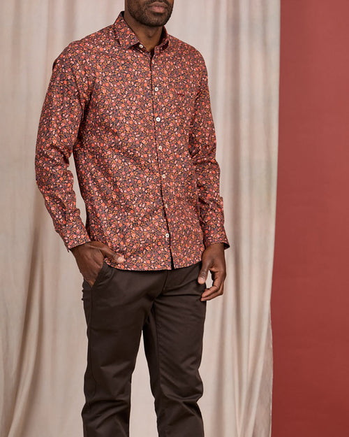 Chemise à imprimé floral - MISE AU GREEN - 4