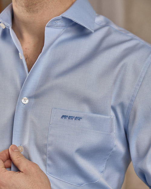 Chemise unie Easy care - MISE AU GREEN - 2