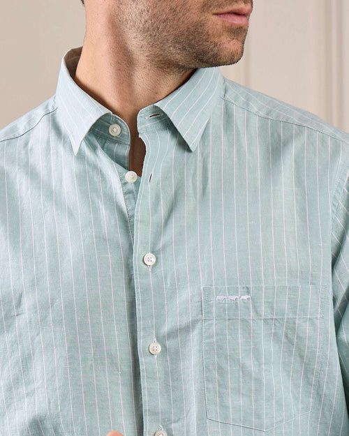 Chemise rayures fines - MISE AU GREEN - 4