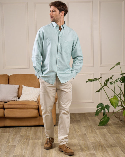 Chemise rayures fines - MISE AU GREEN - 5