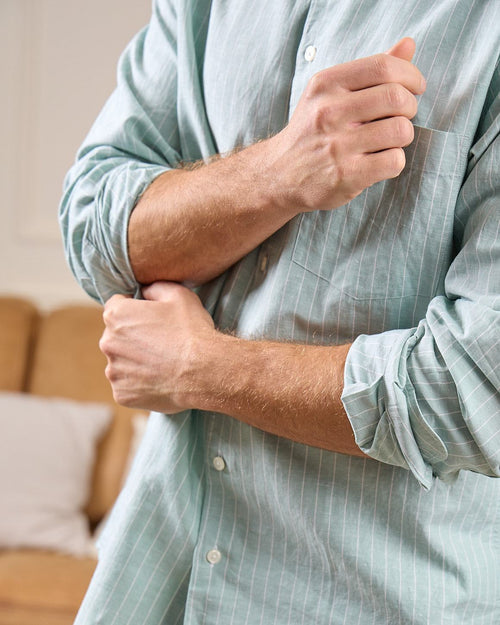 Chemise rayures fines - MISE AU GREEN - 7