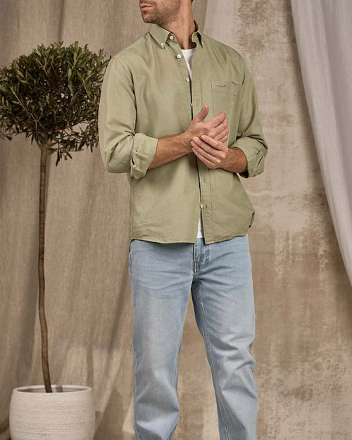 Chemise unie - MISE AU GREEN - 4