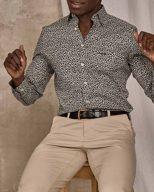 Chemise pétunias - MISE AU GREEN - 3