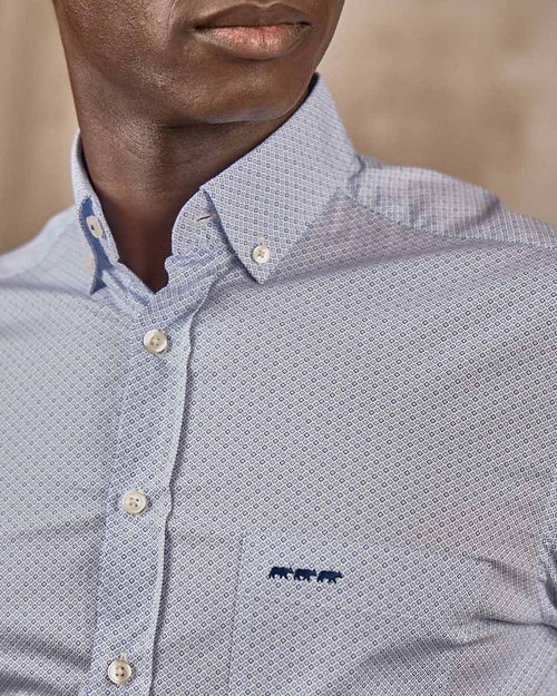 Chemise micro motifs - MISE AU GREEN - 3