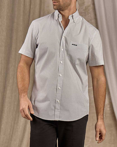 Chemise micro motifs - MISE AU GREEN - 1