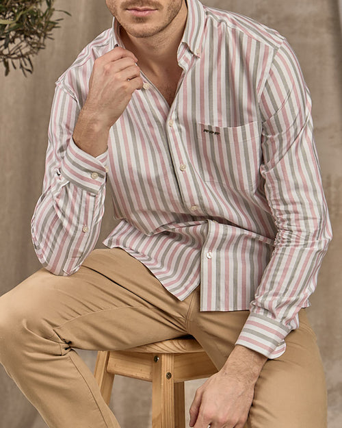 Chemise rayée - MISE AU GREEN - 4