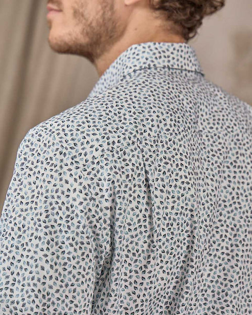 Chemise motifs feuillages - MISE AU GREEN - 5