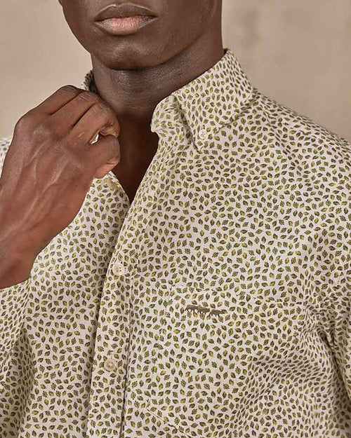 Chemise motifs feuillages - MISE AU GREEN - 6