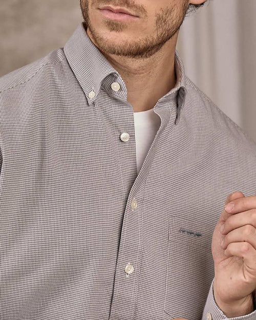 Chemise Elnora pied de poule - MISE AU GREEN - 5