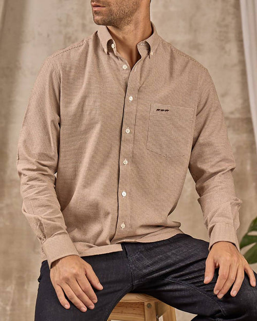 Chemise Elnora pied de poule - MISE AU GREEN - 1