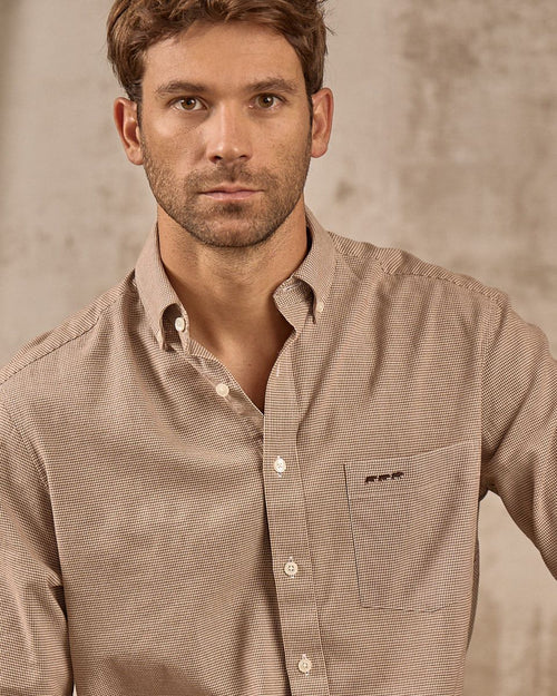 Chemise Elnora pied de poule - MISE AU GREEN - 5