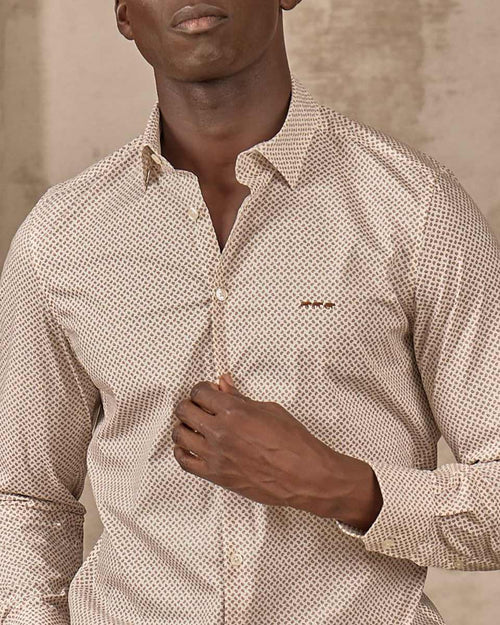 Chemise Eloise micro motifs - MISE AU GREEN - 2
