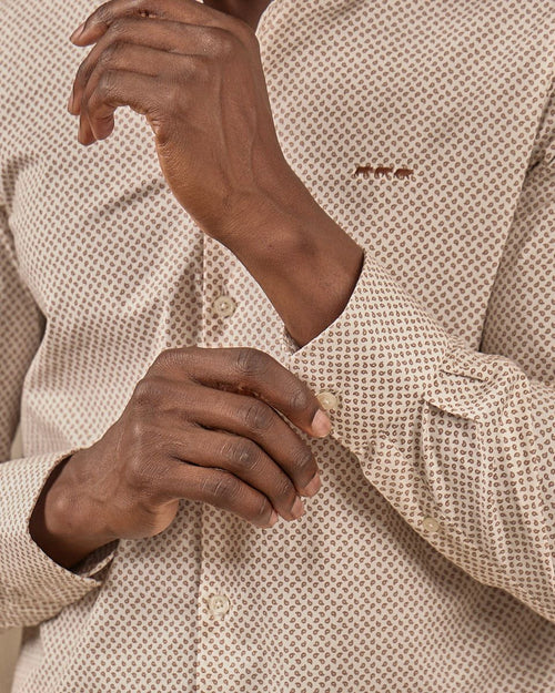 Chemise Eloise micro motifs - MISE AU GREEN - 5