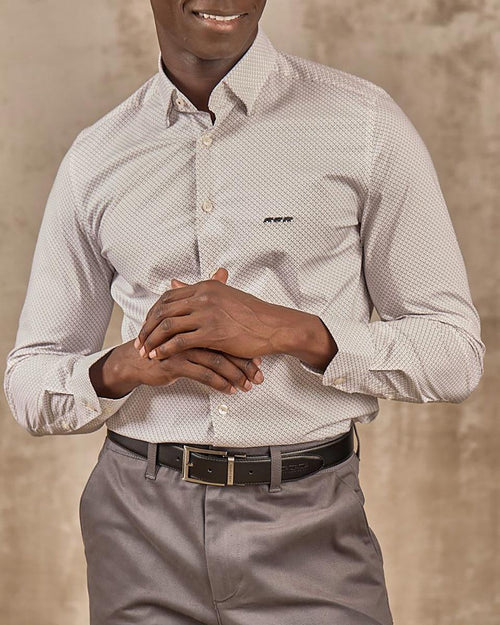 Chemise micro motifs - MISE AU GREEN - 3