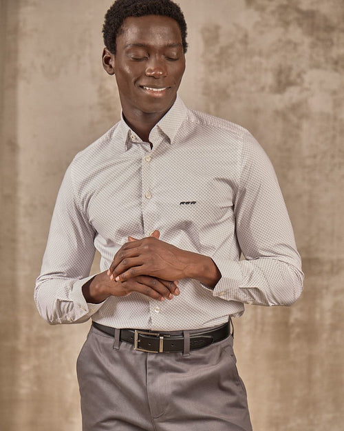 Chemise micro motifs - MISE AU GREEN - 3