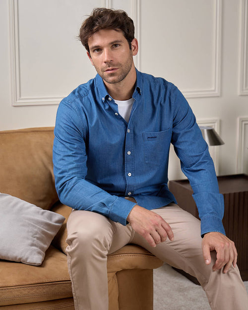Chemise denim Emmett - MISE AU GREEN - 1
