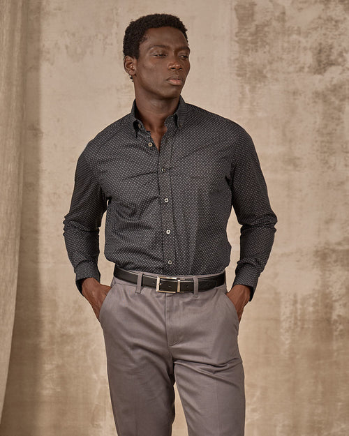 Chemise micro motifs - MISE AU GREEN - 4