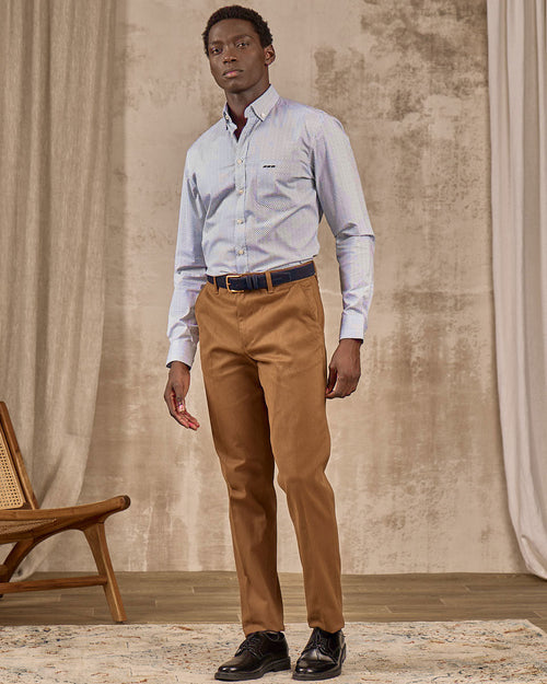 Chemise micro motifs - MISE AU GREEN - 2